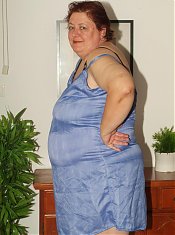 Pretty fatty Agnes Eva shows off her big fat butt and massive floppy tits before she gets nailed